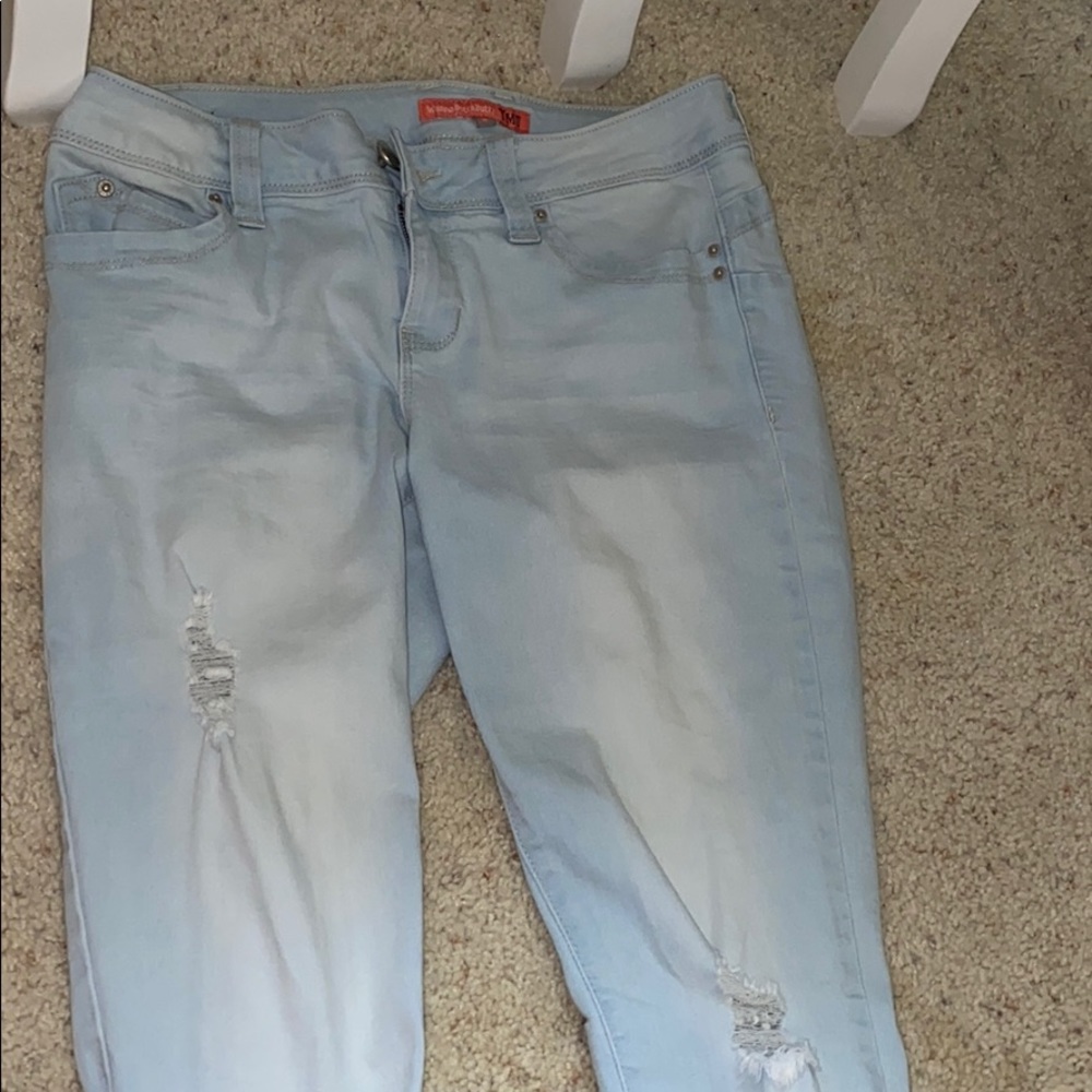Light Wash Skinny Jeans